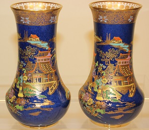 Carlton Ware Pair of Mikado Vases
